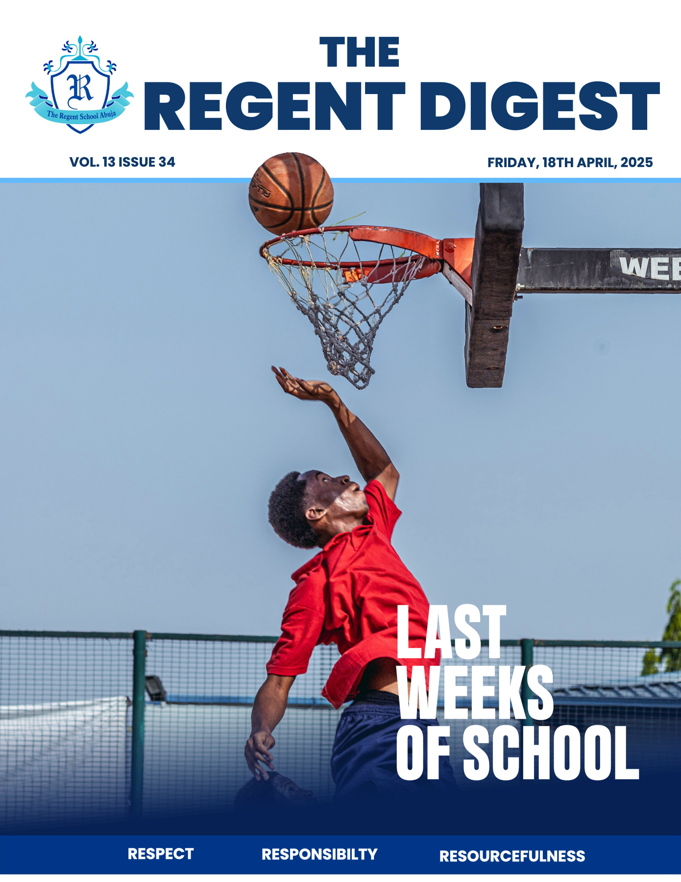 The Regent Digest Volume 13 Issue 34