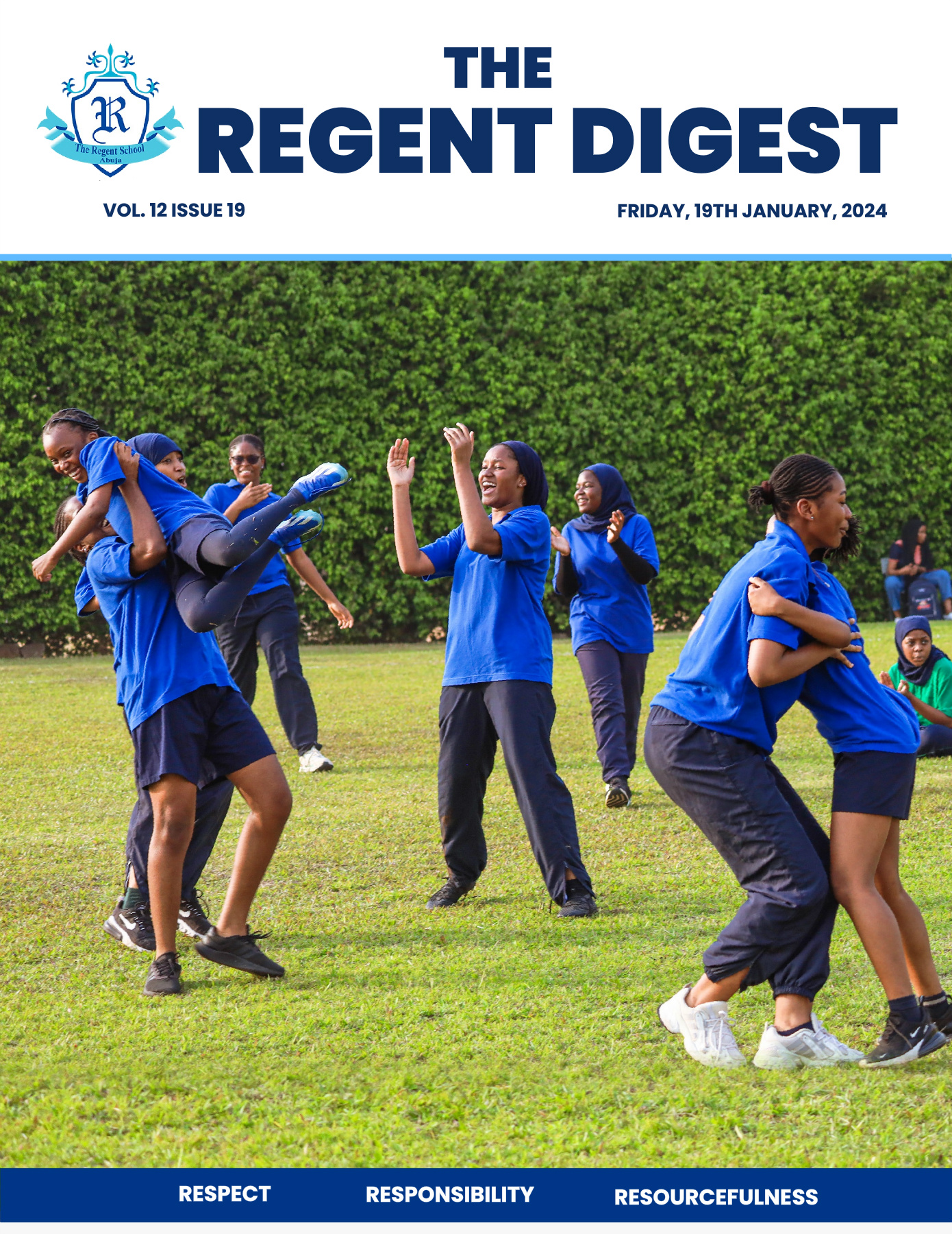 The Regent Digest Volume 12 Issue 19