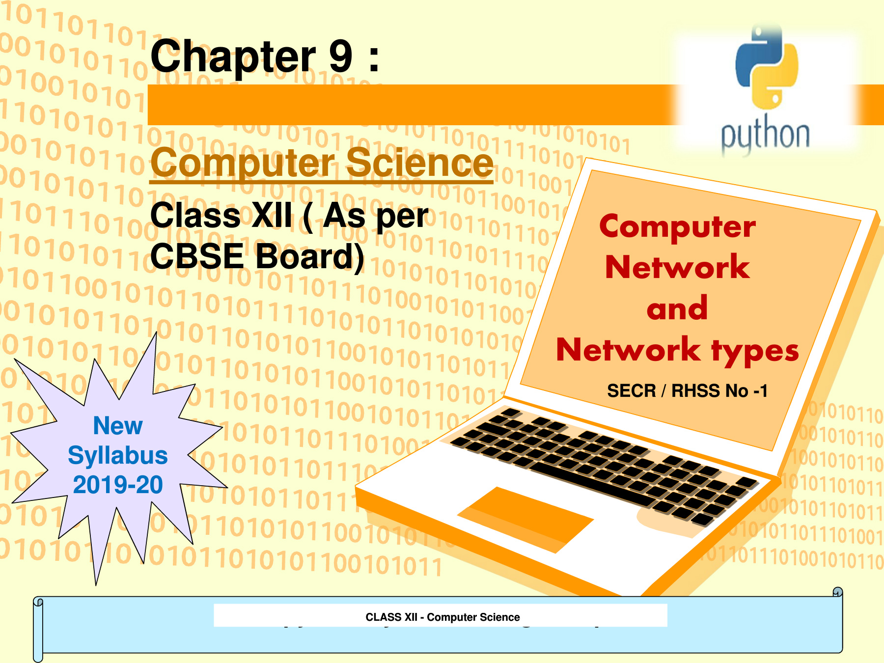 Class XII Computer Science - Network Concepts