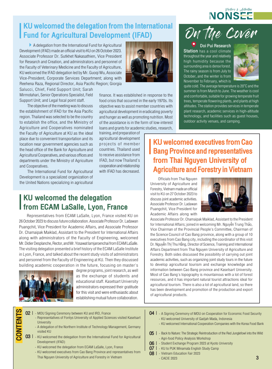 NONSEE Newsletter Volume 30 Issue 01 January 2024