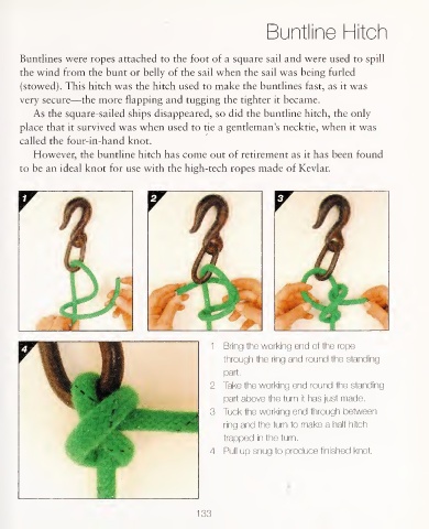 Buntline Hitch - How to tie a Buntline Hitch