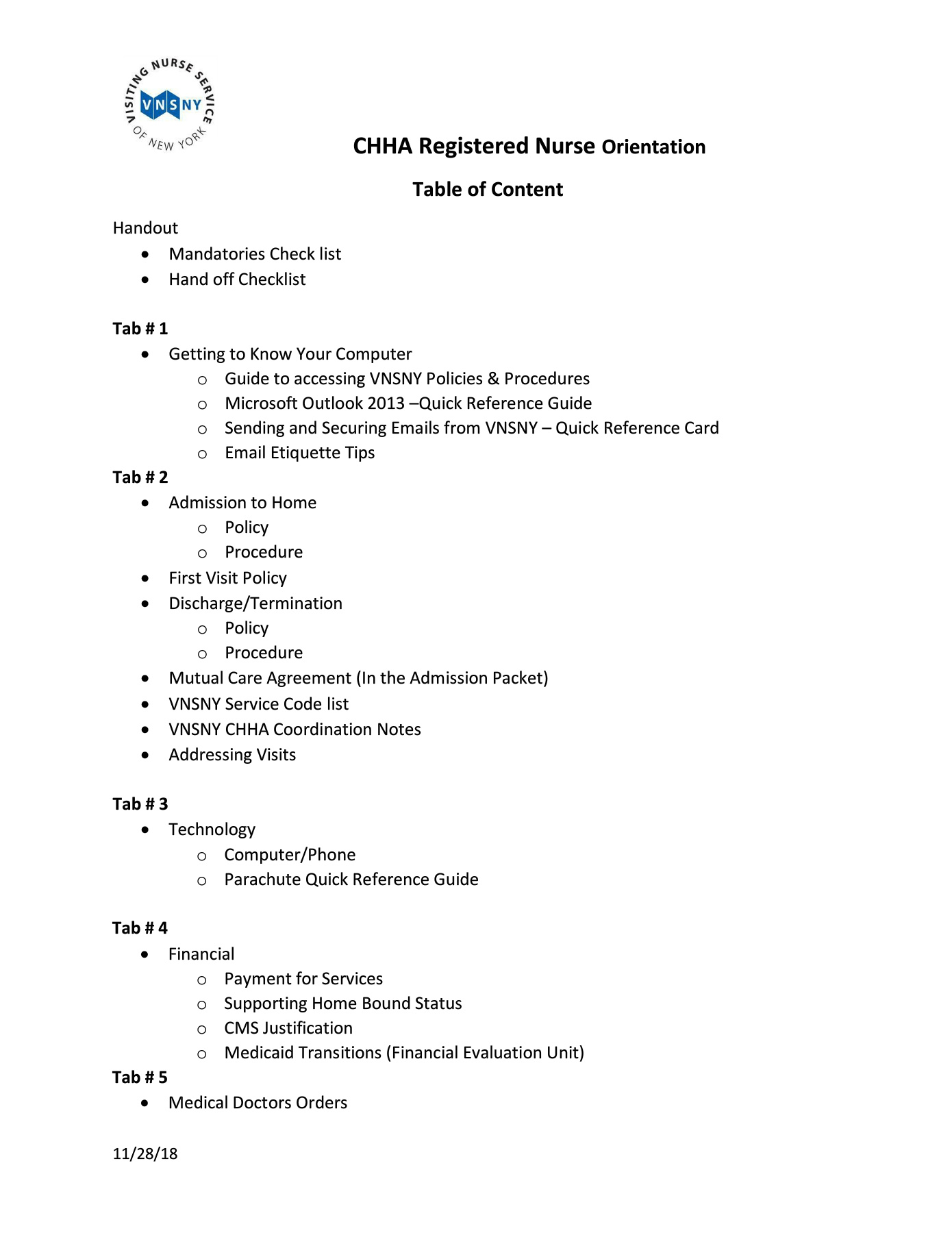Chha Notes CHHA Binder 2.3.20