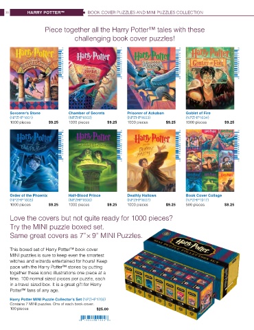 Puzzle Harry Potter - mini, 1 000 pieces