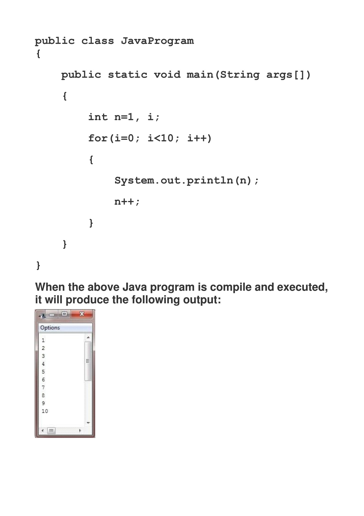 java basic programs | simple programs in java | free... Bascic java programs