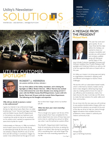 Utility Associates Winter Newsletter: 2021-2022