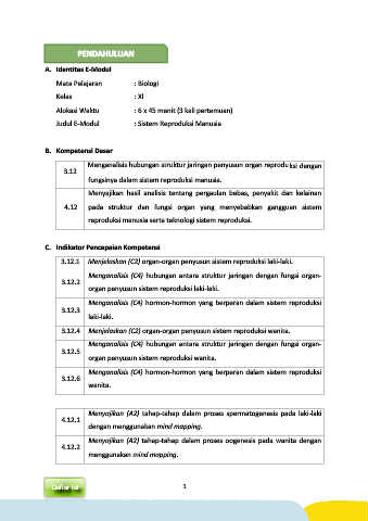 Page E Modul Pembelajaran Biologi Sistem Reproduksi Manusia Untuk