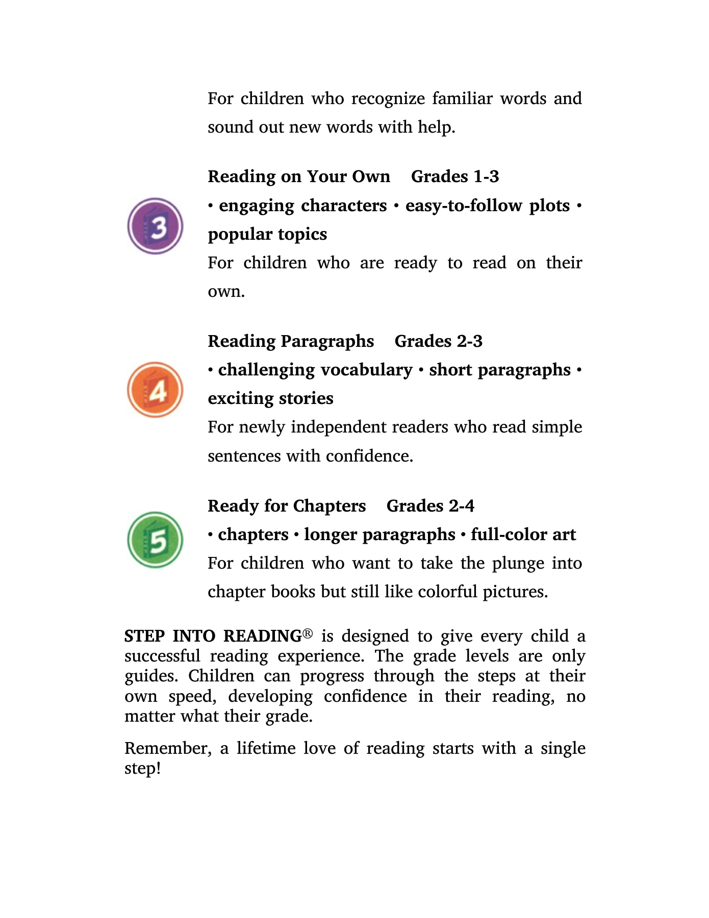Step Reading Level Step Into Reading Level 1 - Bear Hugs