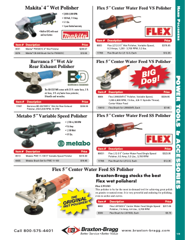 Flex LE 12-3 100 Variable Speed Wet Polisher