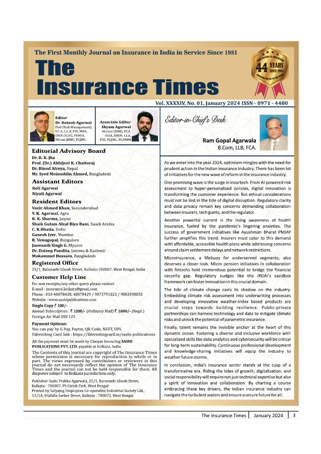 Insurance Times January 2024