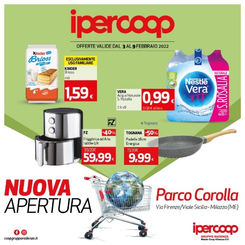 Nuova apertura Ipercoop - Eventi Parco Corolla