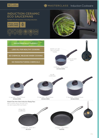  MasterClass Eco Induction Frying Pan with Healthier