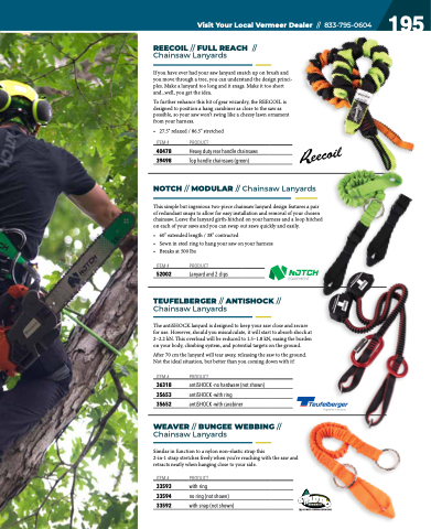 Reecoil Full Reach Chainsaw Lanyard